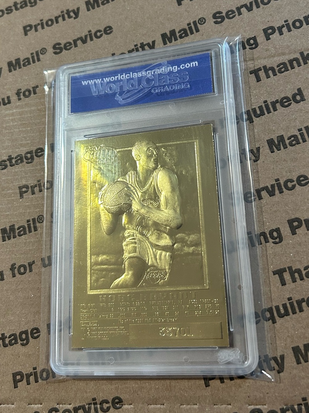 WCG 10 Kobe Bryant ‘97 SkyBox EX-2000 23KT Gold Auto Rookie Graded Card - Picture 6 of 7